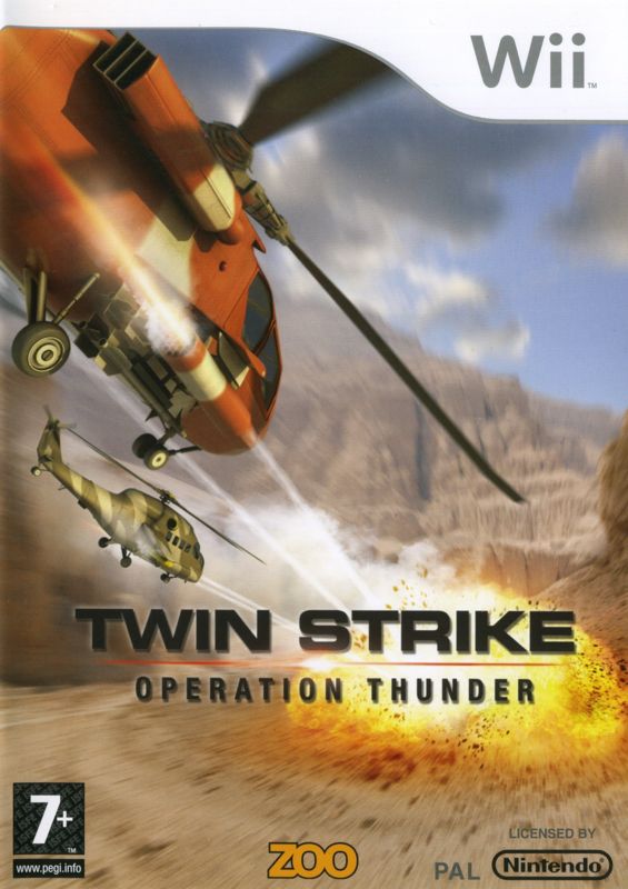 Twin Strike: Operation Thunder box art for Wii